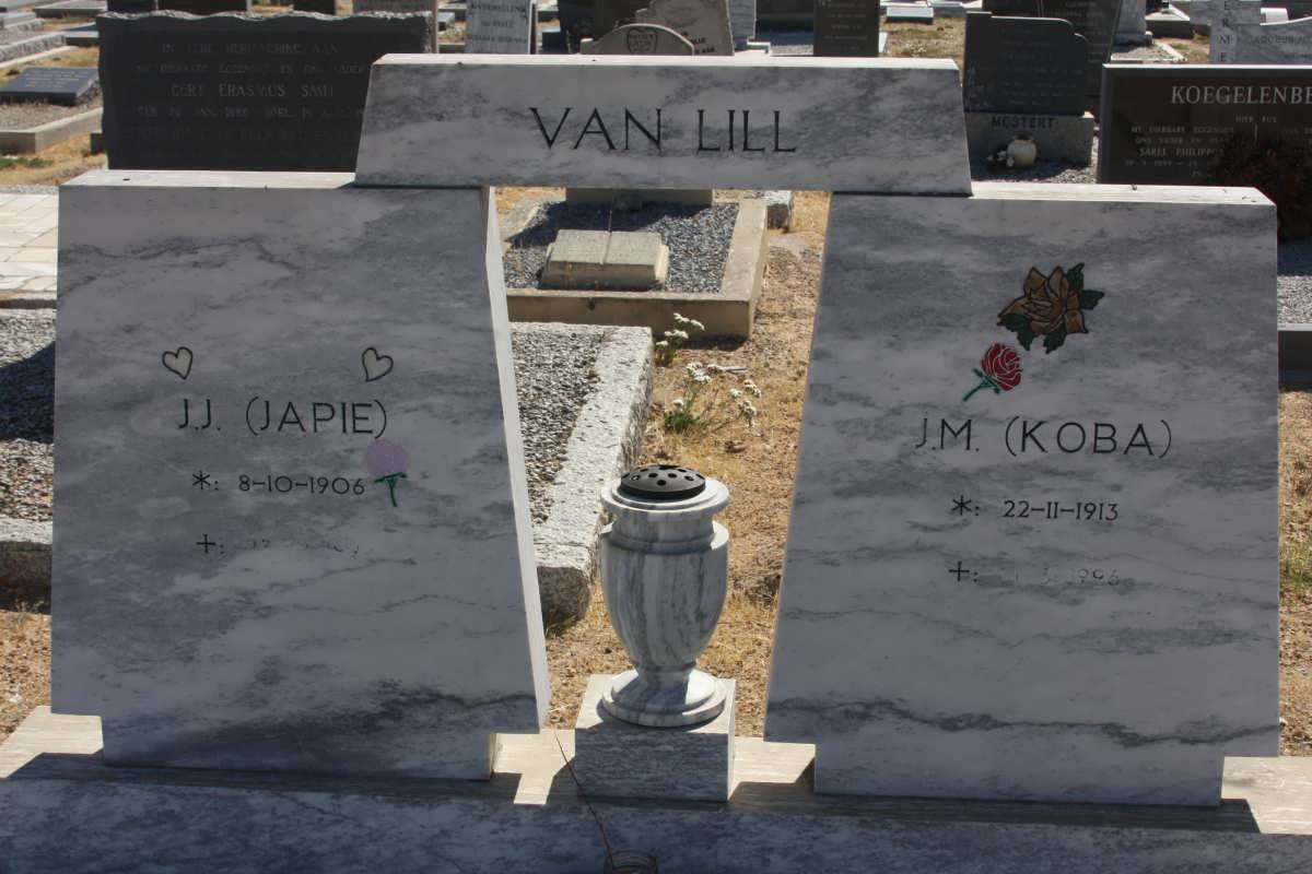LILL J.J., van 1906- 1992 &amp; J.M. 1913-1996
