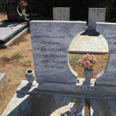 SPREETH Jacob Jacobus 1912-1983 &amp; Maria Johanna 1900-1982