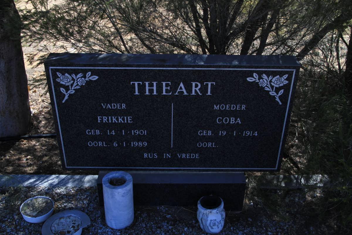 THEART Frikkie 1901-1989 &amp; Coba 1914-