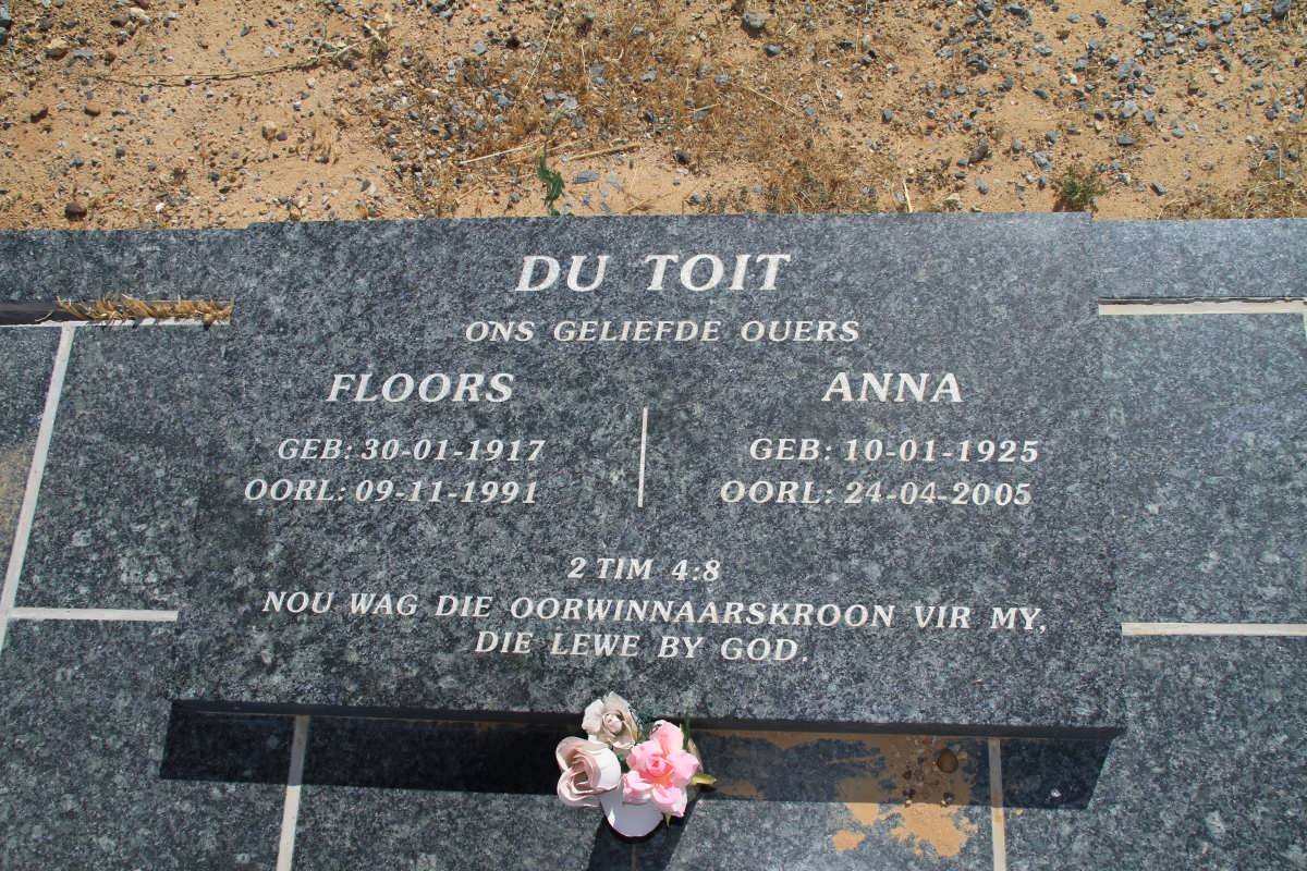 TOIT Floors, du 1917-1991 &amp; Anna 1925-2005