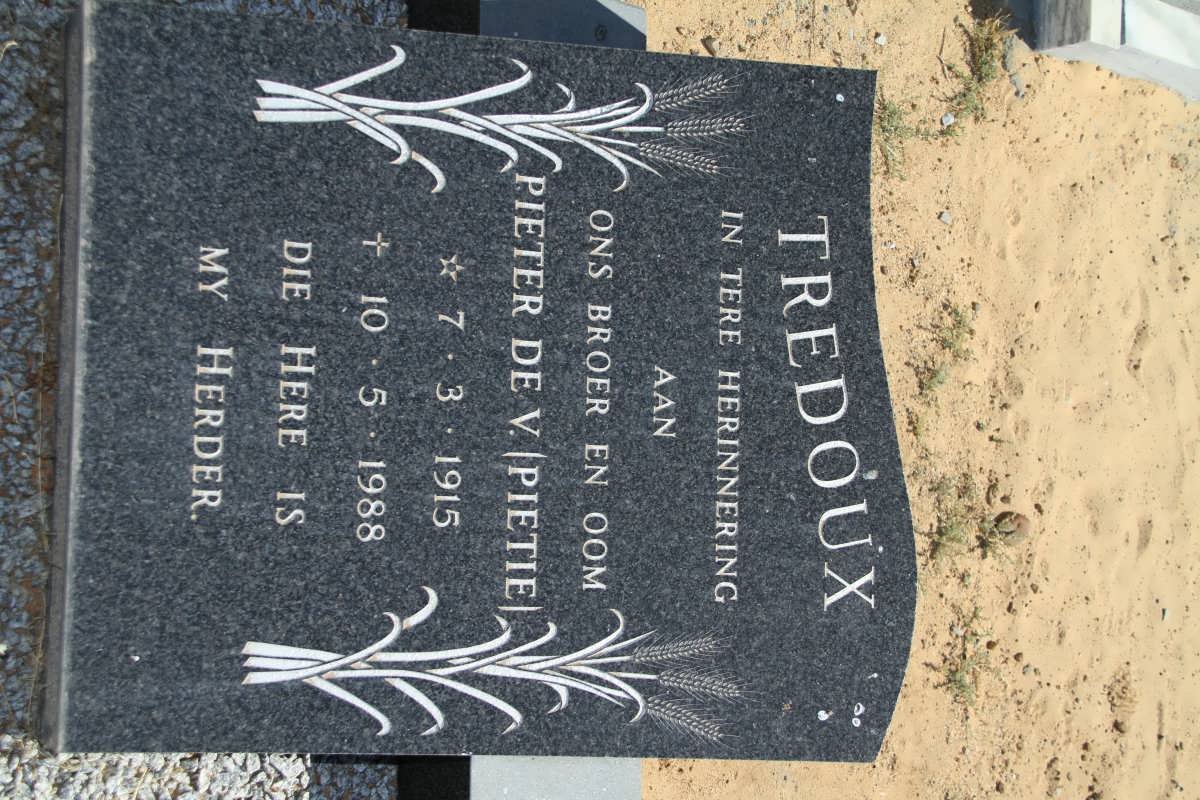 TREDOUX Pieter De V. 1915-1988