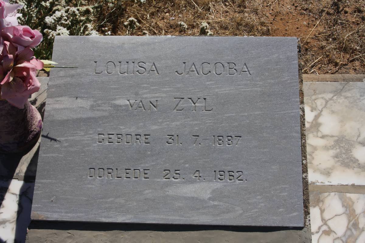 ZYL Louisa Jacoba, van 1887-1962