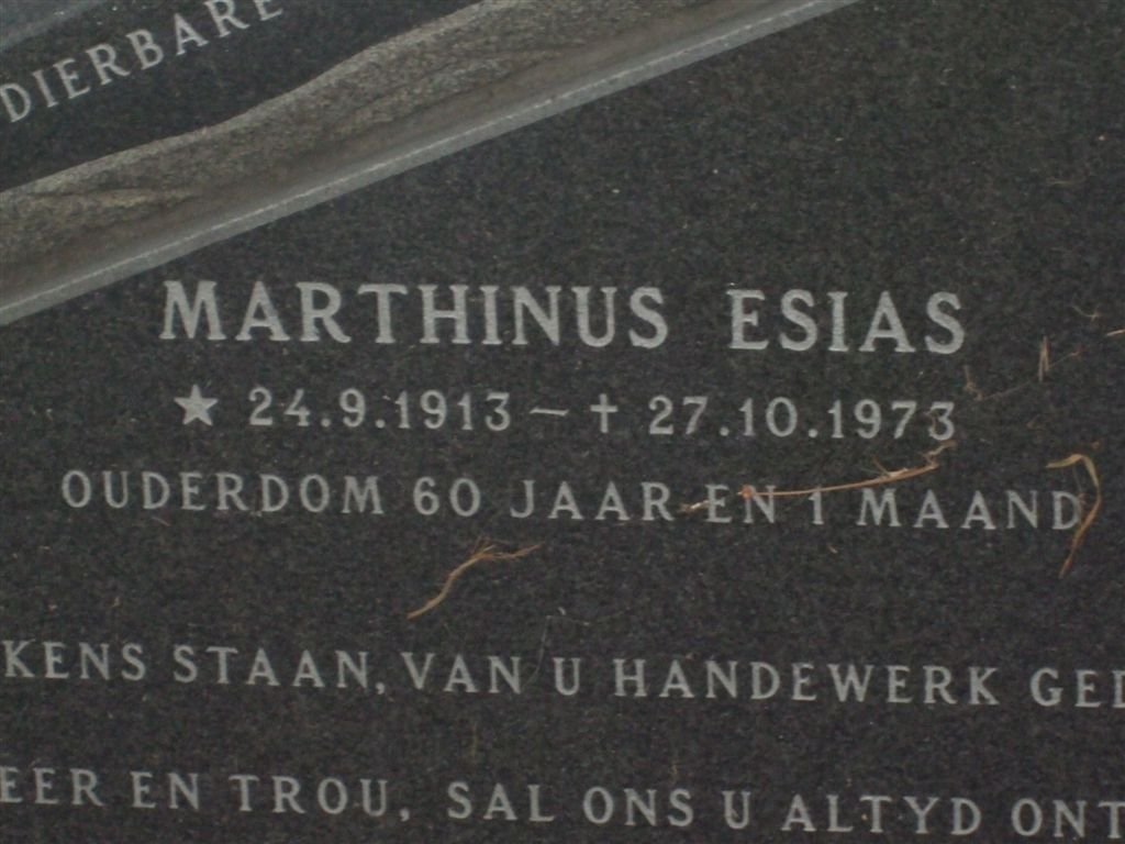 CLOETE Marthinus Esias 1913-1973