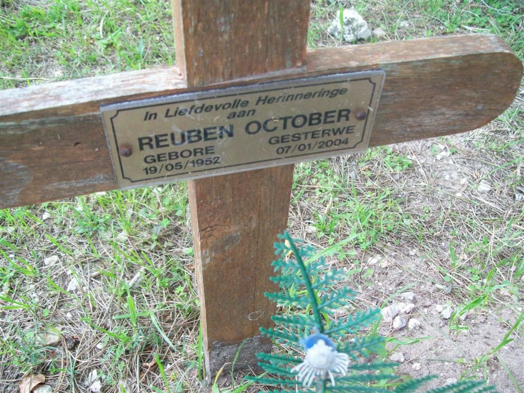 OCTOBER Reuben 1952-2004