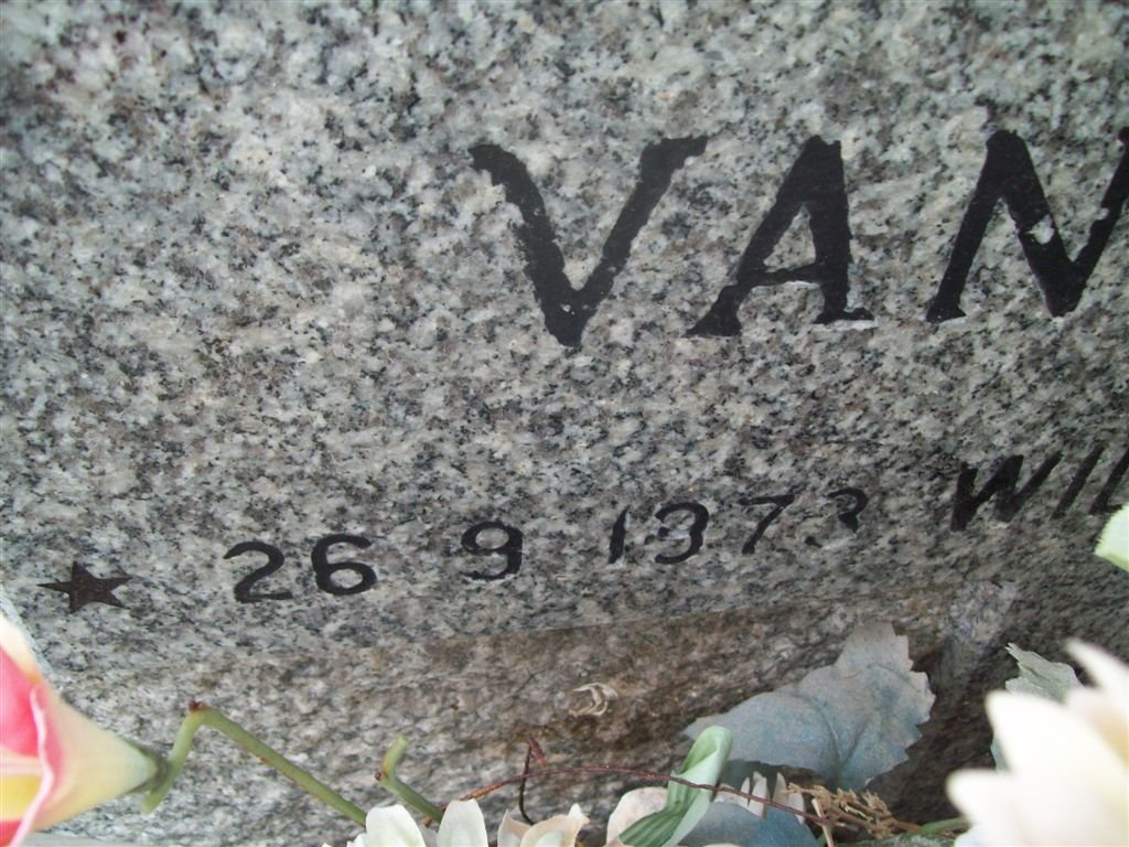 RIET William John, van der 1973-1995