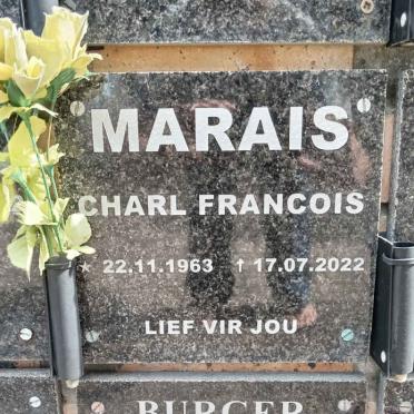 MARAIS Charl Francois 1963-2022