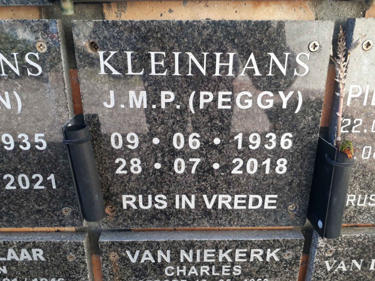 KLEINHANS J.M.P. 1936-2018