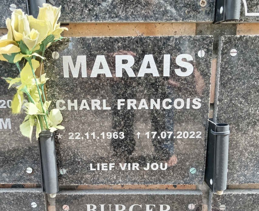 MARAIS Charl Francois 1963-2022
