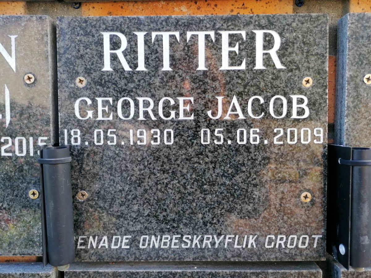RITTER George Jacob 1930-2009