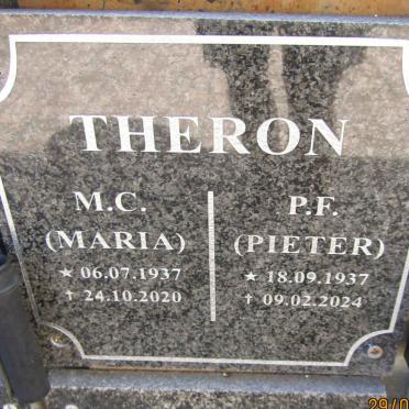 THERON P.F. 1937-2024 & M.C. 1937-2020