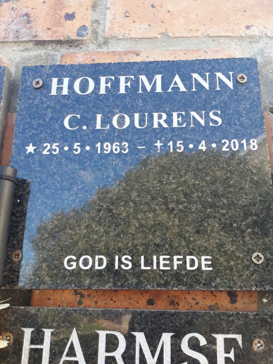 HOFFMANN C. Lourens 1963-2018
