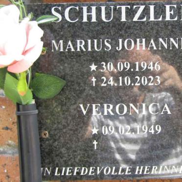 SCHUTZLER Marius Johannes 1946-2023 & Veronica 1949-