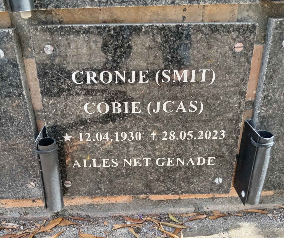 CRONJE J.C.A.S. nee SMIT 1930-2023