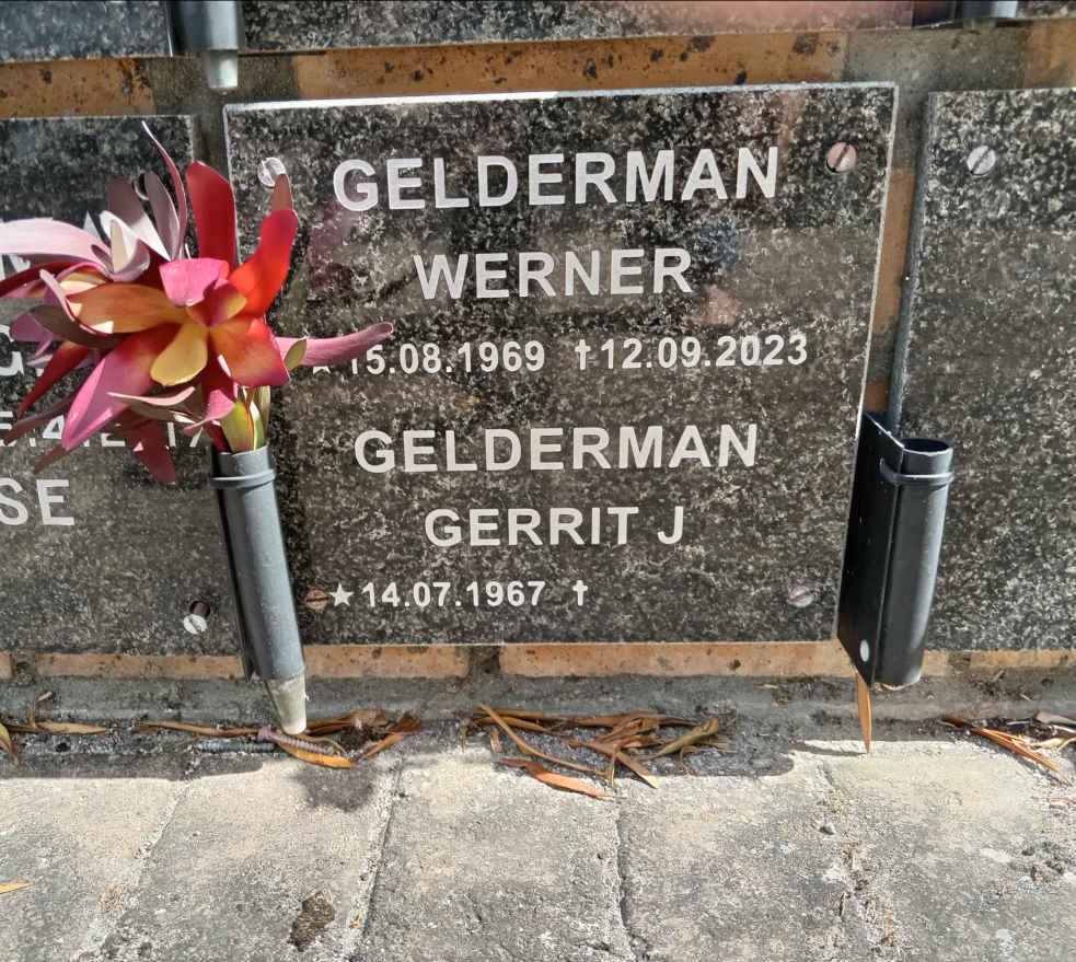 GELDERMAN Werner 1969-2023 :: GELDERMAN Gerrit J. 1967-