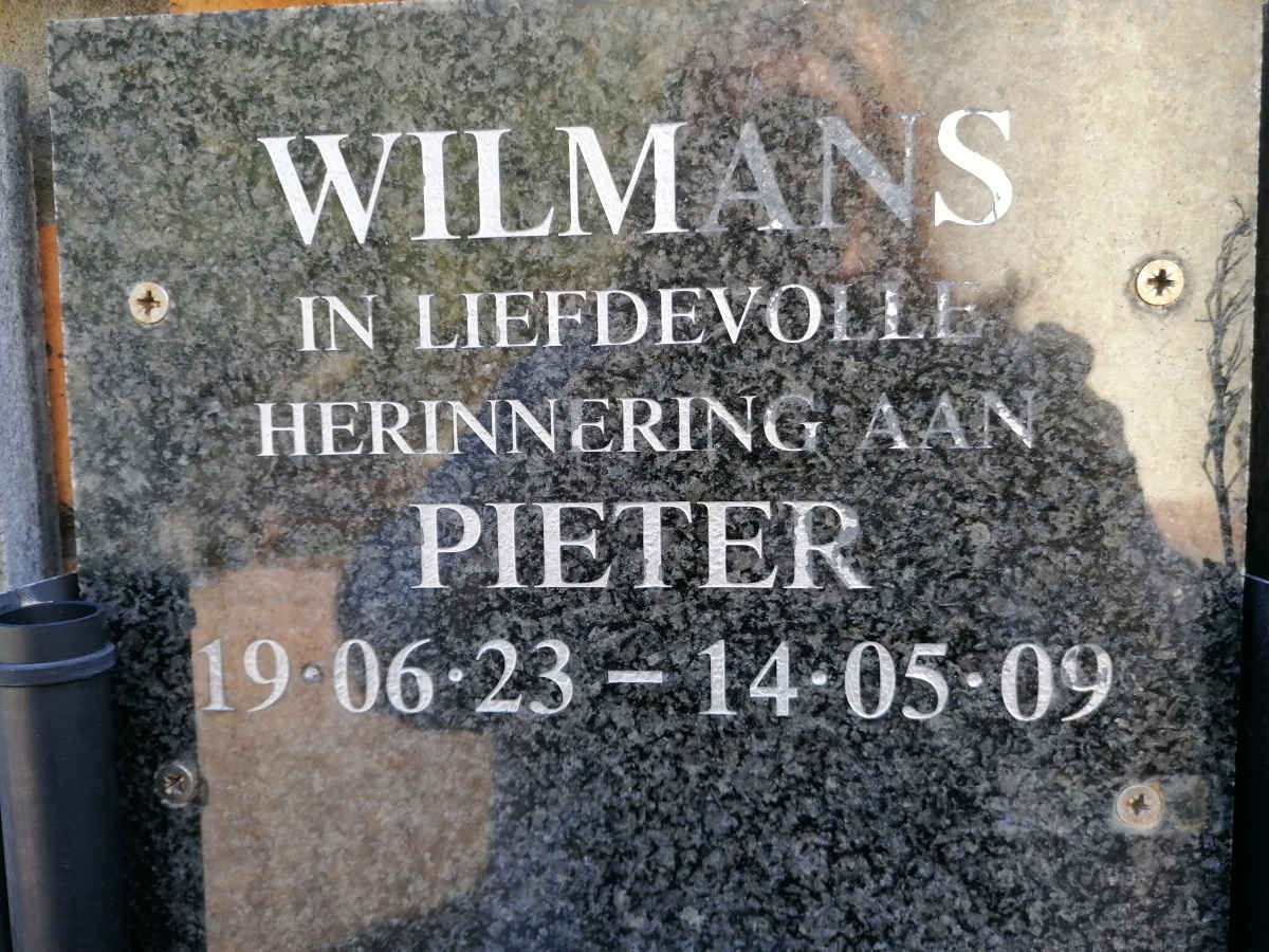 WILMANS Pieter 1923-2009
