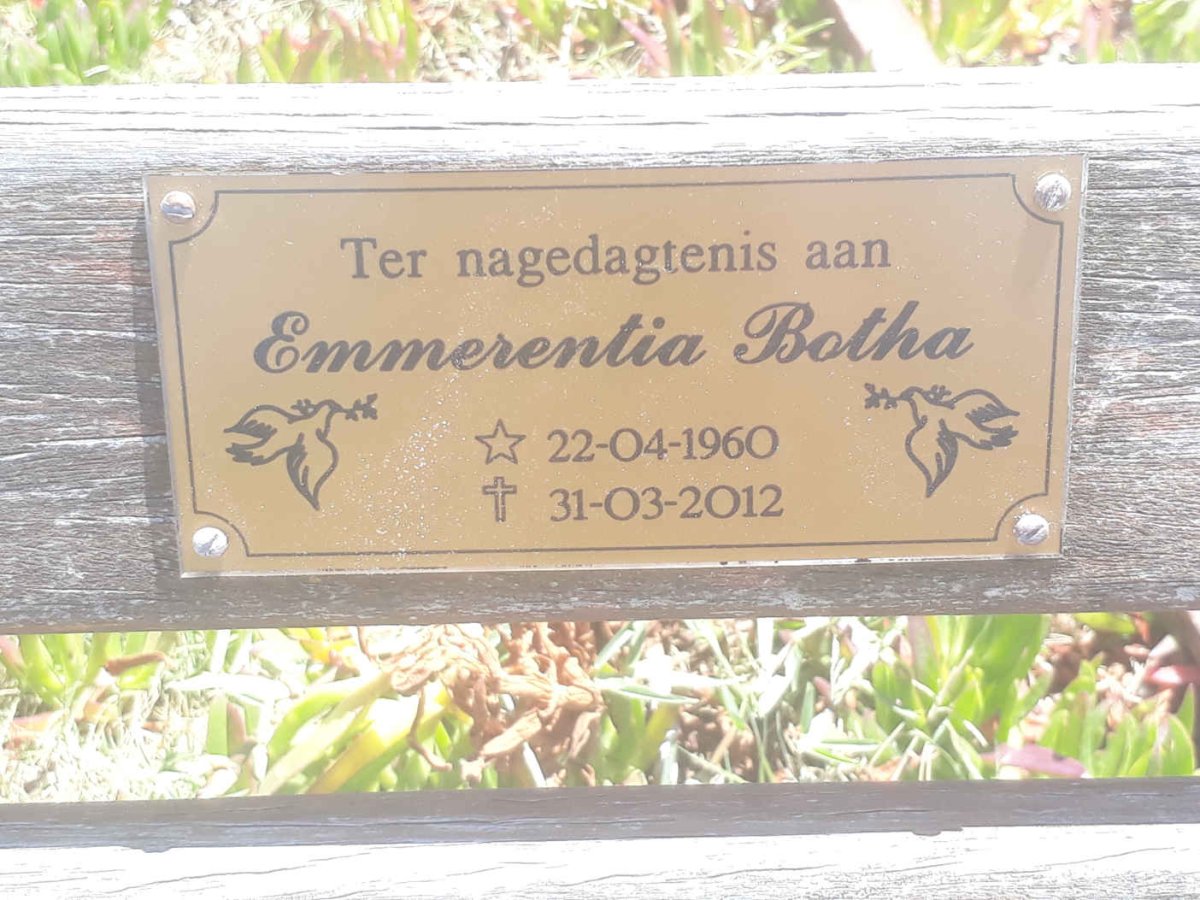 BOTHA Emmerentia 1960-2012