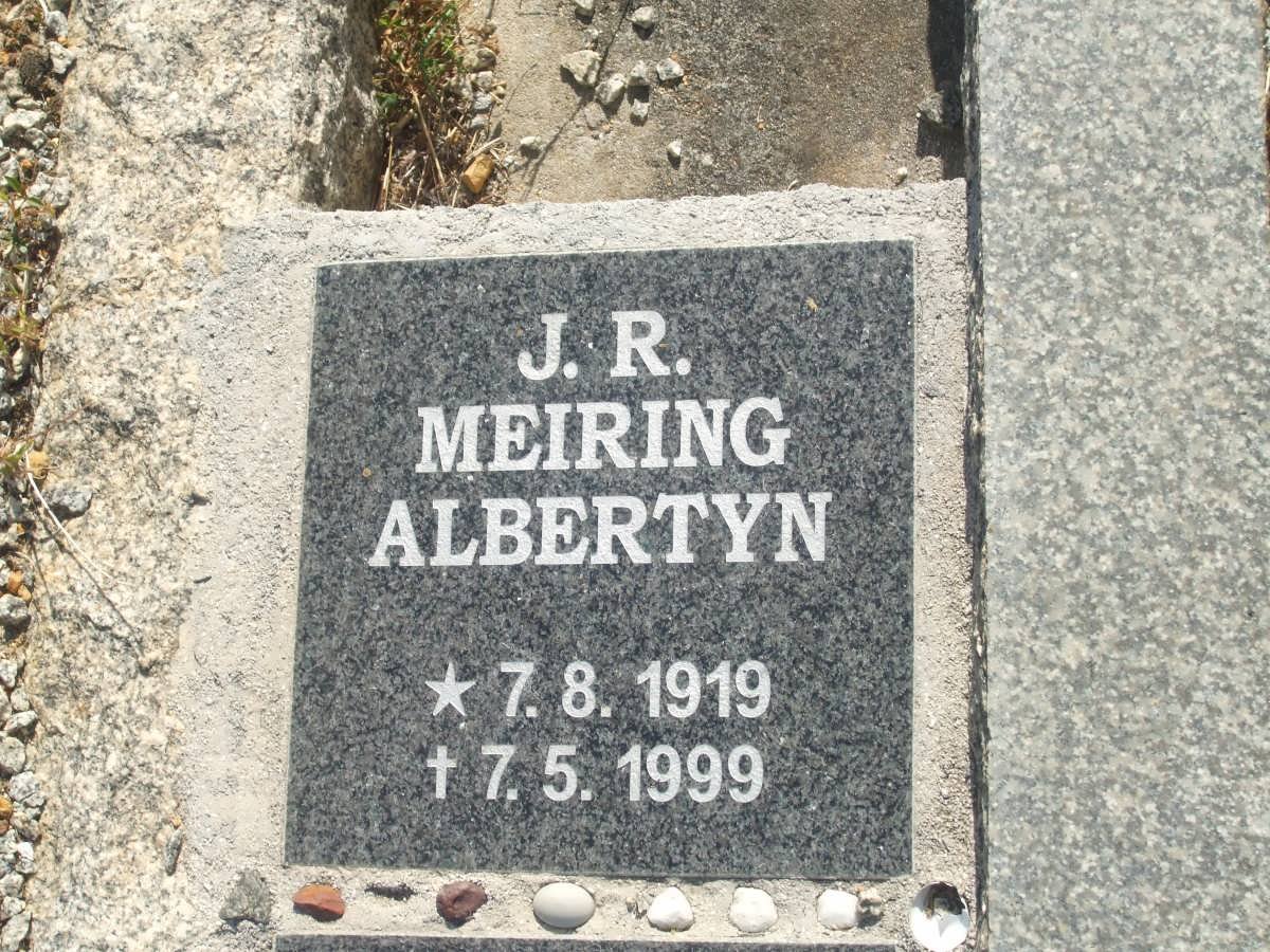 ALBERTYN J.R. MEIRING 1919-1999