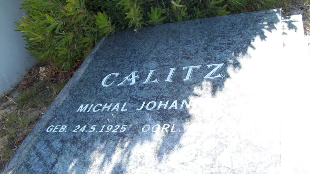 CALITZ Michal Johannes 1925-?
