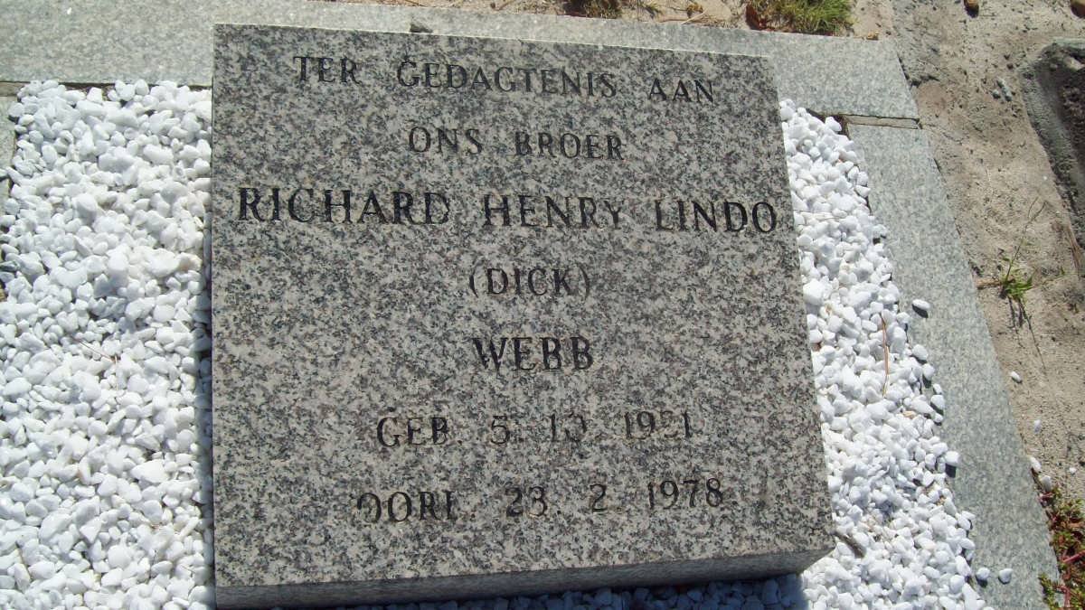 WEBB Richard Henry Lindo 19?1-1978