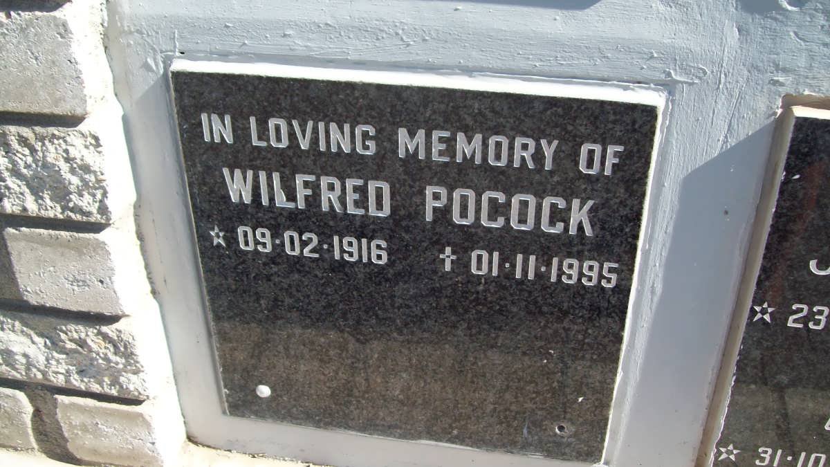 POCOCK Wilfred 1916-1995