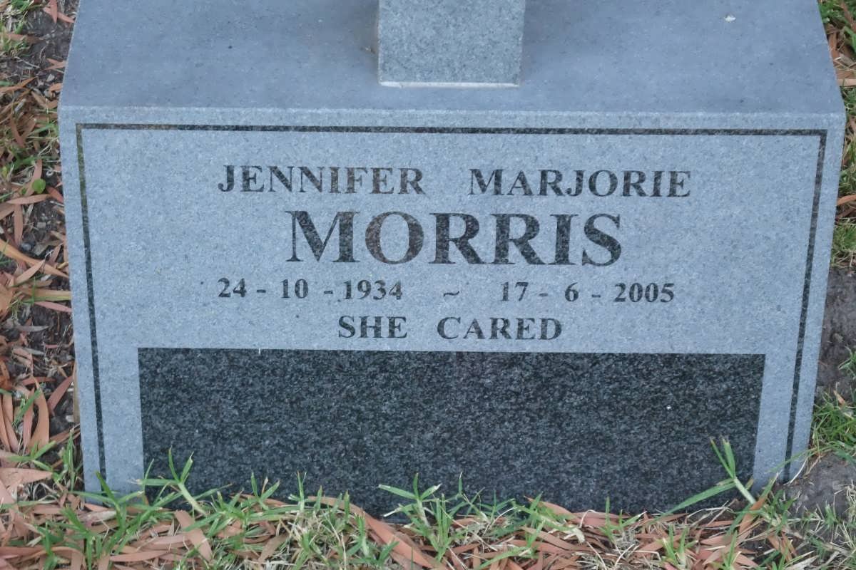 MORRIS Jennifer Marjorie 1934-2005