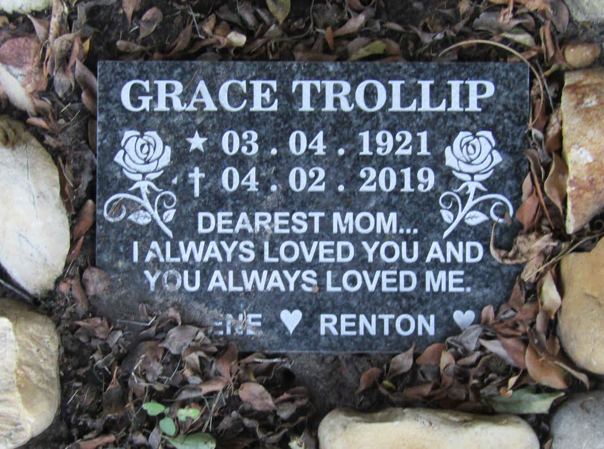 TROLLIP Grace 1921-2019