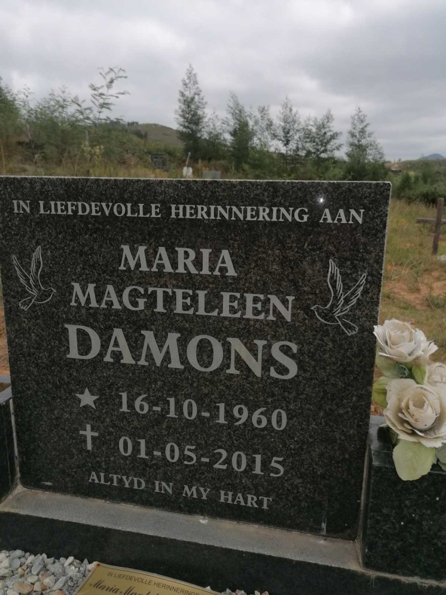 DAMONS Maria Magteleen 1960-2015