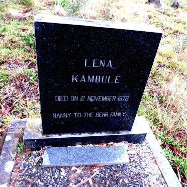KAMBULE Lena -1976