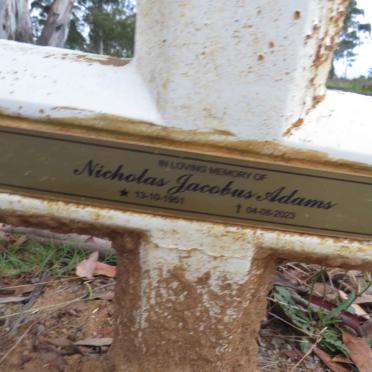 ADAMS Nicholas Jacobus 1951-2023