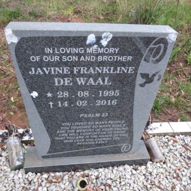 WAAL Javine Frankline, de 1995-2016