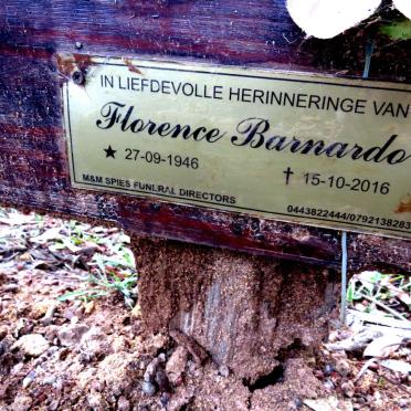 BARNARDO Florence 1946-2016