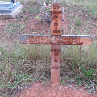KRIEL Dirk 1935-2017