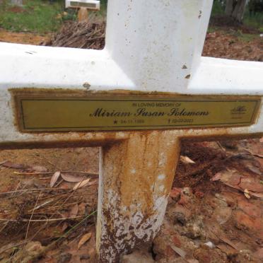 SOLOMONS Miriam Susan 1959-2023