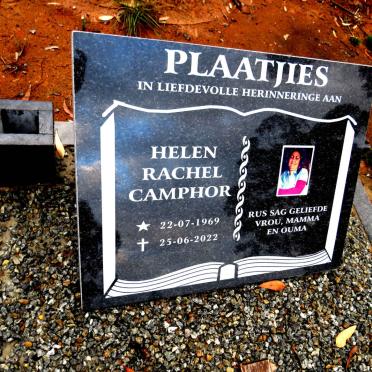 PLAATJIES Helen Rachel Camphor 1969-2022