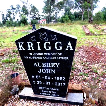 KRIGGA Aubrey John 1962-2017