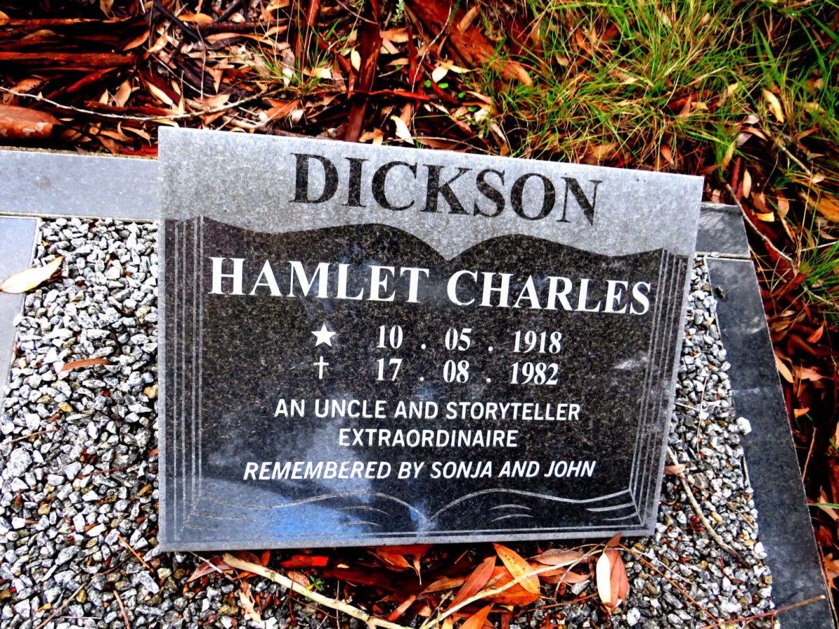 DICKSON Hamlet Charles 1918-1982