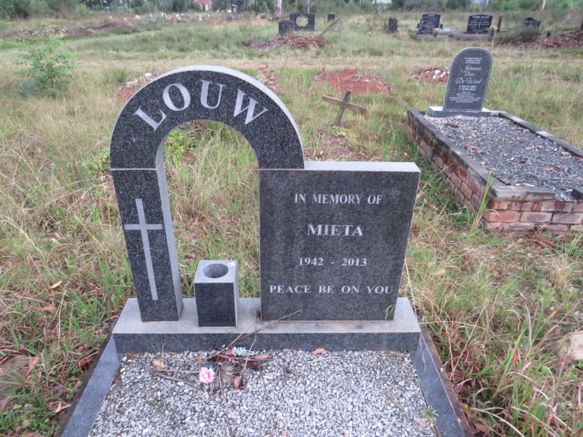 LOUW Mieta 1942-2013