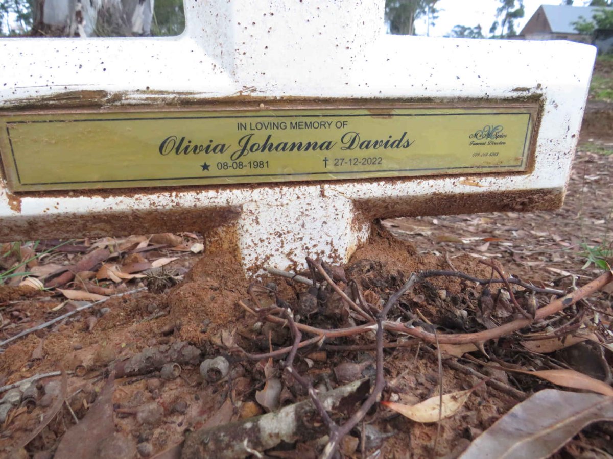 DAVIDS Olivia Johanna 1981-2022