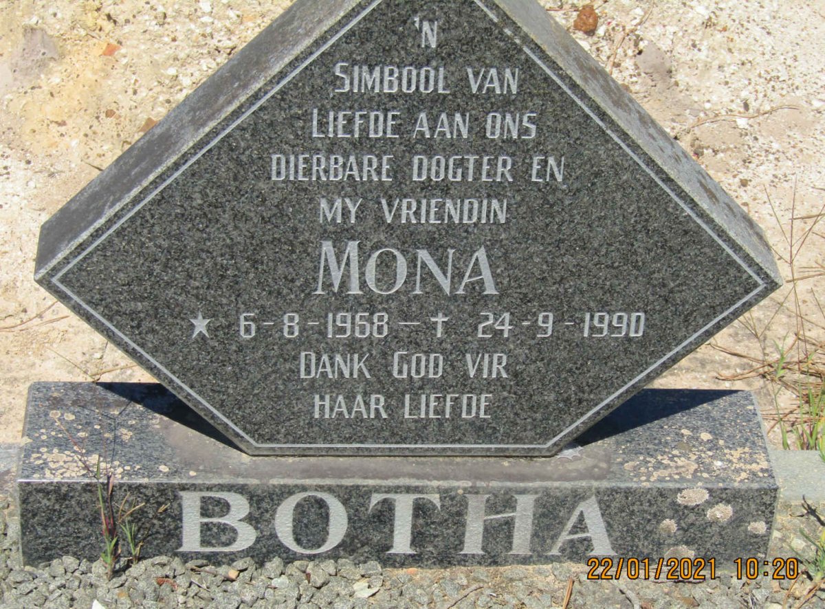BOTHA Mona 1968-1990