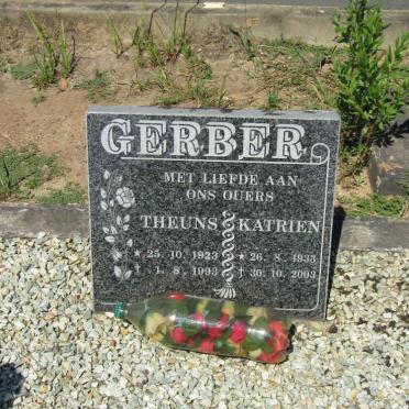GERBER Theuns 1923-1993 &amp; Katrien 1933-2003