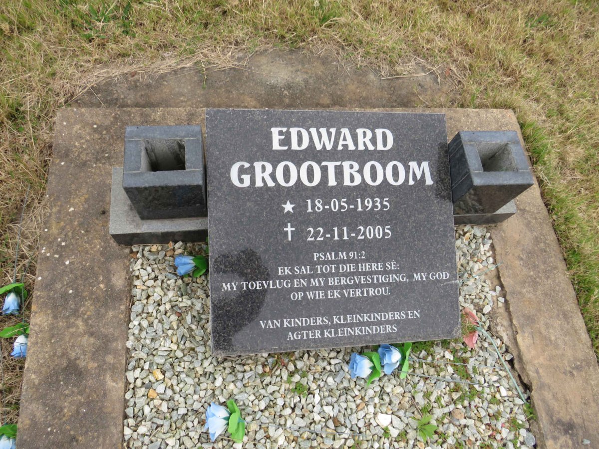 GROOTBOOM Edward 1935-2005