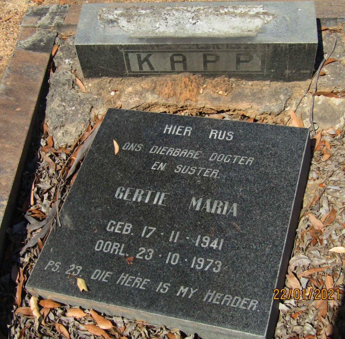 KAPP Gertie Maria 1941-1973