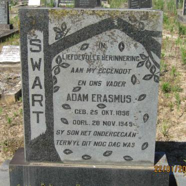 SWART Adam Erasmus 1896-1949