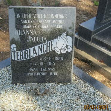 TERBLANCHE Johanna Jacoba 1926-1995