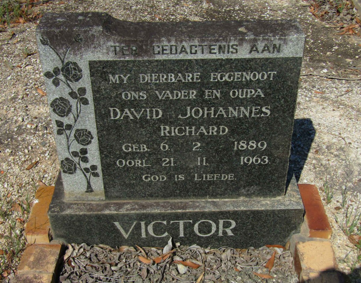 VICTOR David Johannes Richard 1889-1963