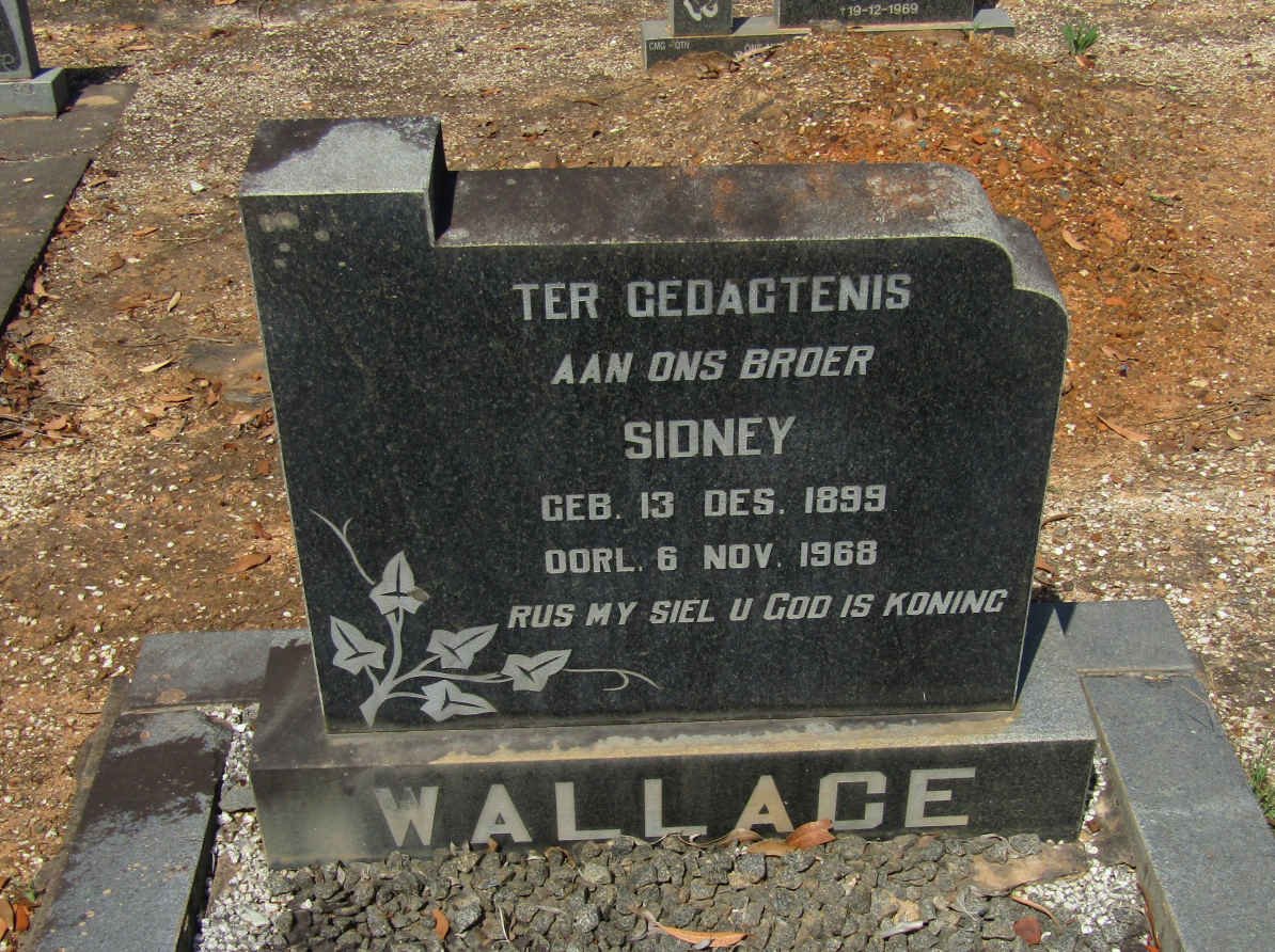 WALLACE Sidney 1899-1968