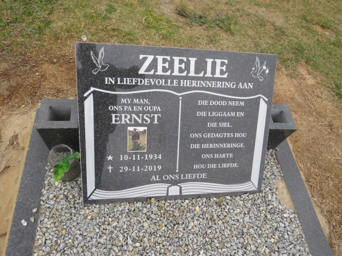 ZEELIE Ernst 1934-2019