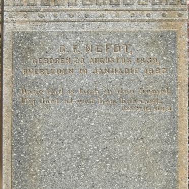 NEFDT G.F. 1839-1887