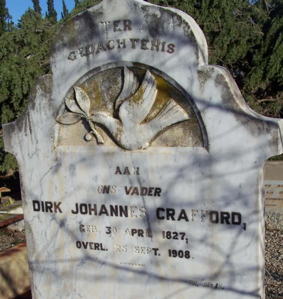 CRAFFORD Dirk Johannes 1827-1908