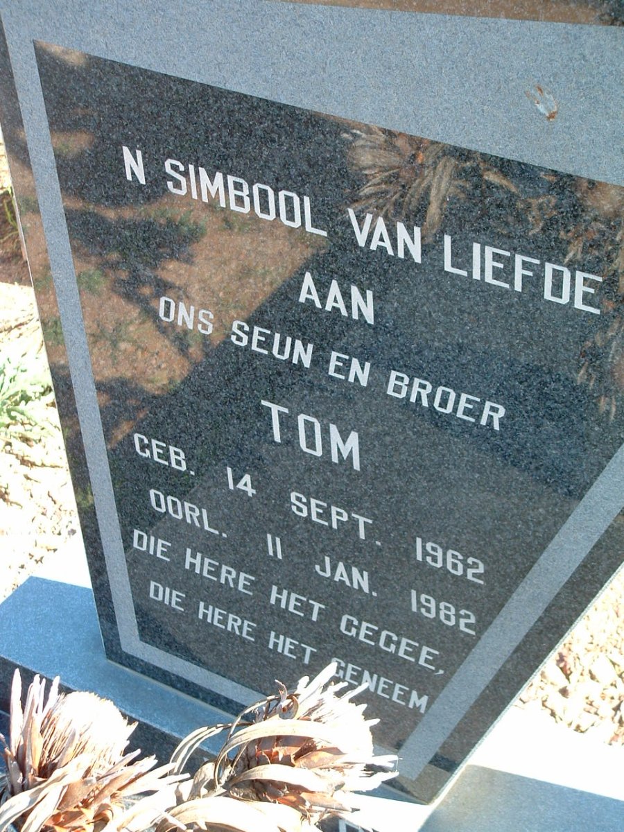 GREUNEN Tom, van 1962-1982